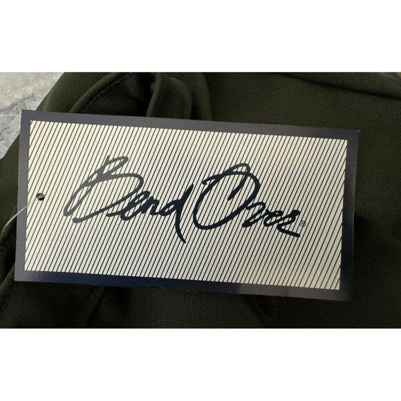 Bend Over Dark Olive Pull-On Pants Slacks Sz 12W Boot Cut No Pockets Modest NEW - Picture 6 of 6